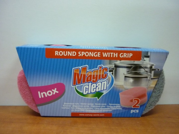 Гъби за миене на иноксови повърхности MAGIC CLEAN -2 бр.